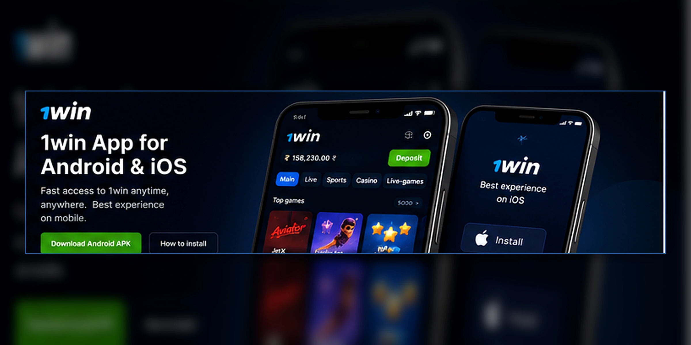 1win App India — Android APK Download & iPhone Guide — 1win India